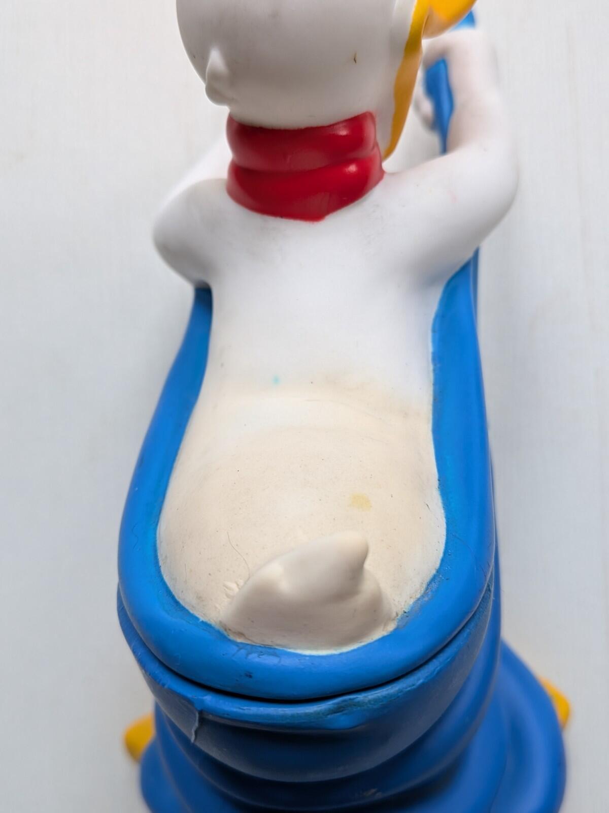 Vintage Donald Duck with Towel Bubble Bath Bottle Figure - Disney - See Details