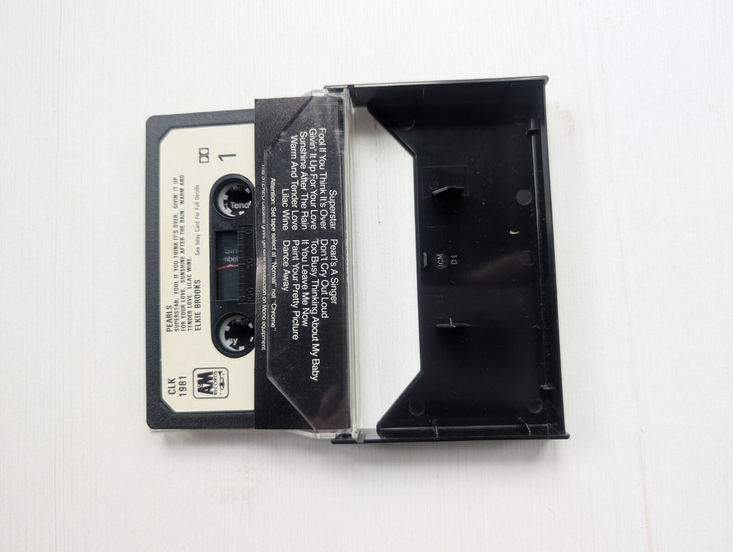Elkie Brooks - Pearls - 1981 - A&M Records Cassette Tape