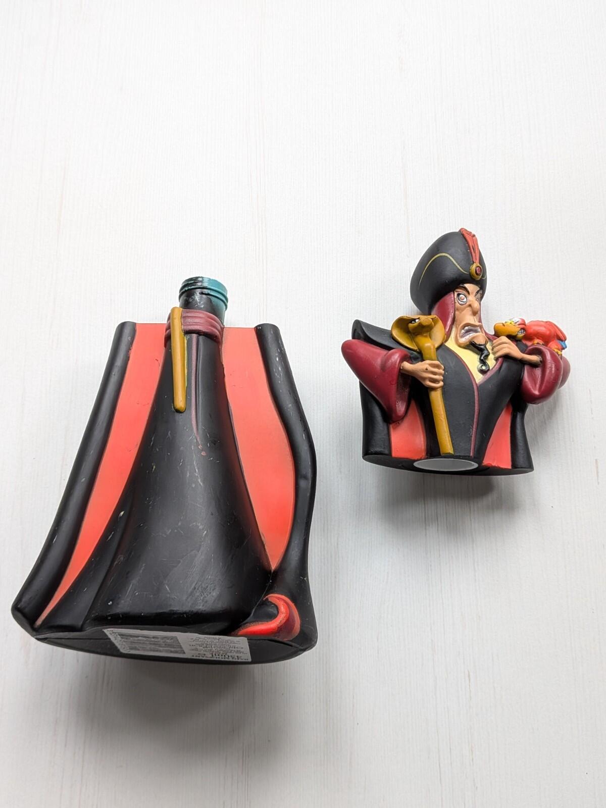 Vintage Aladdin Jafar Bubble Bath Bottle Figure - Disney/Grosvenor