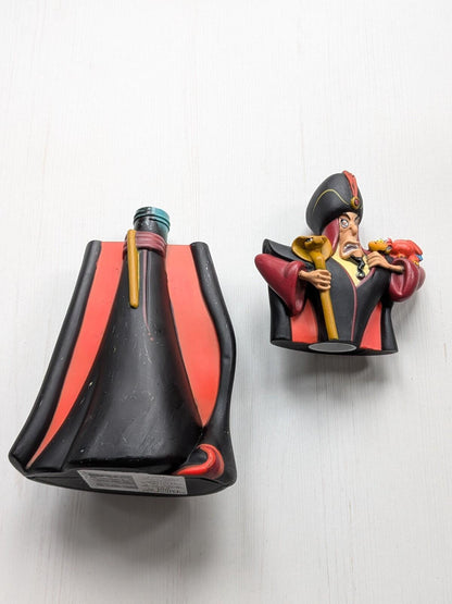 Vintage Aladdin Jafar Bubble Bath Bottle Figure - Disney/Grosvenor