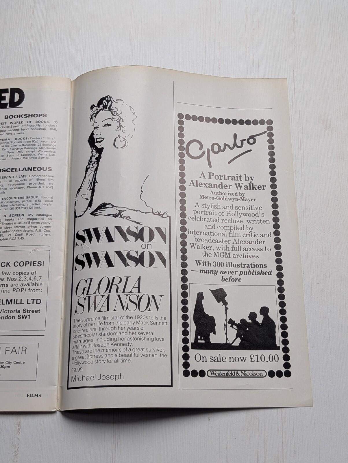 Films on Screen and Video Vol. 1 No. 11 October 1981 - Nancy Allen Cover