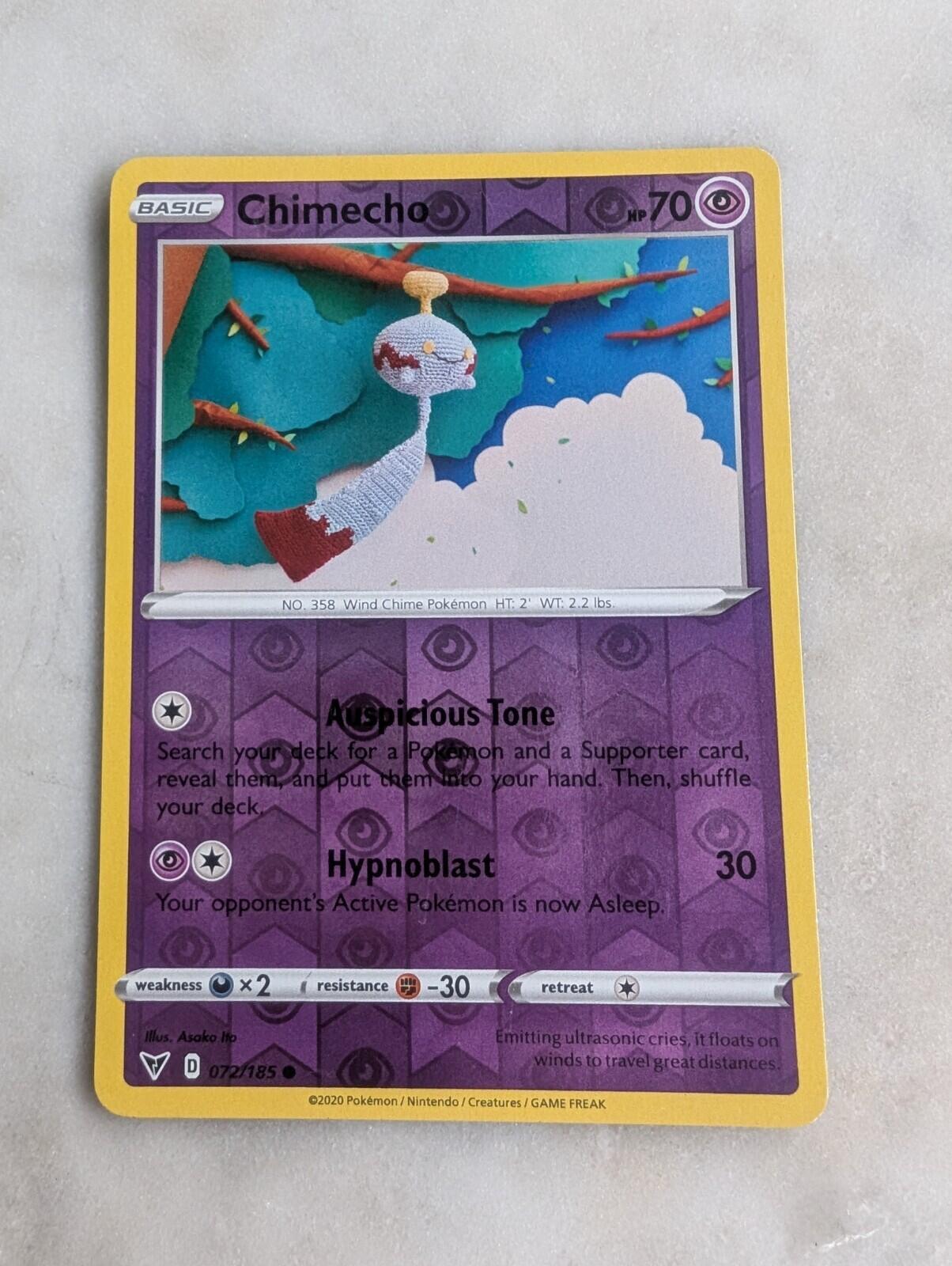 Chimecho 072/185 Reverse Holo - 2020 - Vivid Voltage