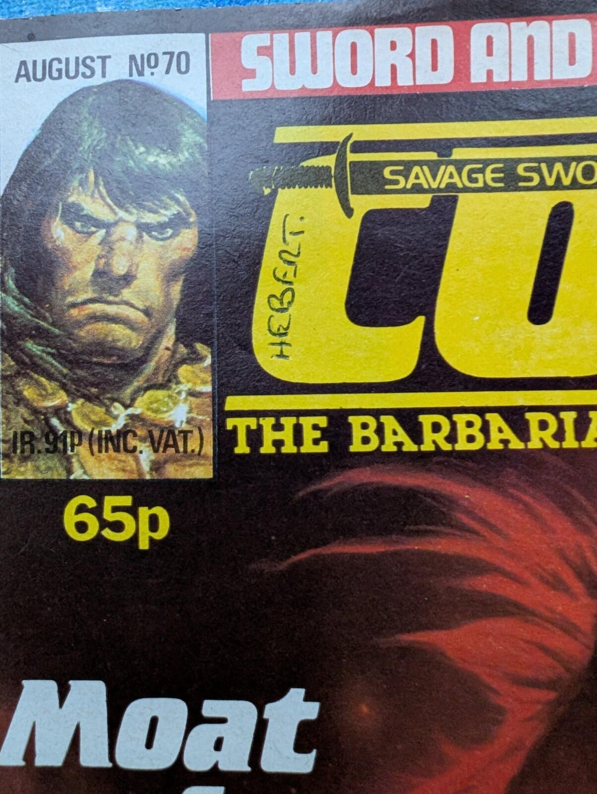 Savage Sword of Conan No. 70 - 1983 - Marvel UK Comic - Please See Details