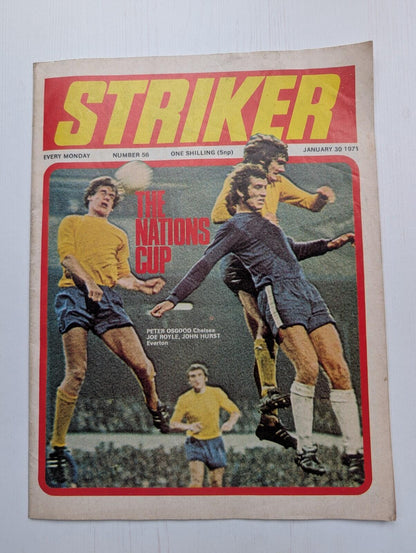 Striker No.56 30th January 1971 - Banner Press Ltd - Chelsea/Everton + More