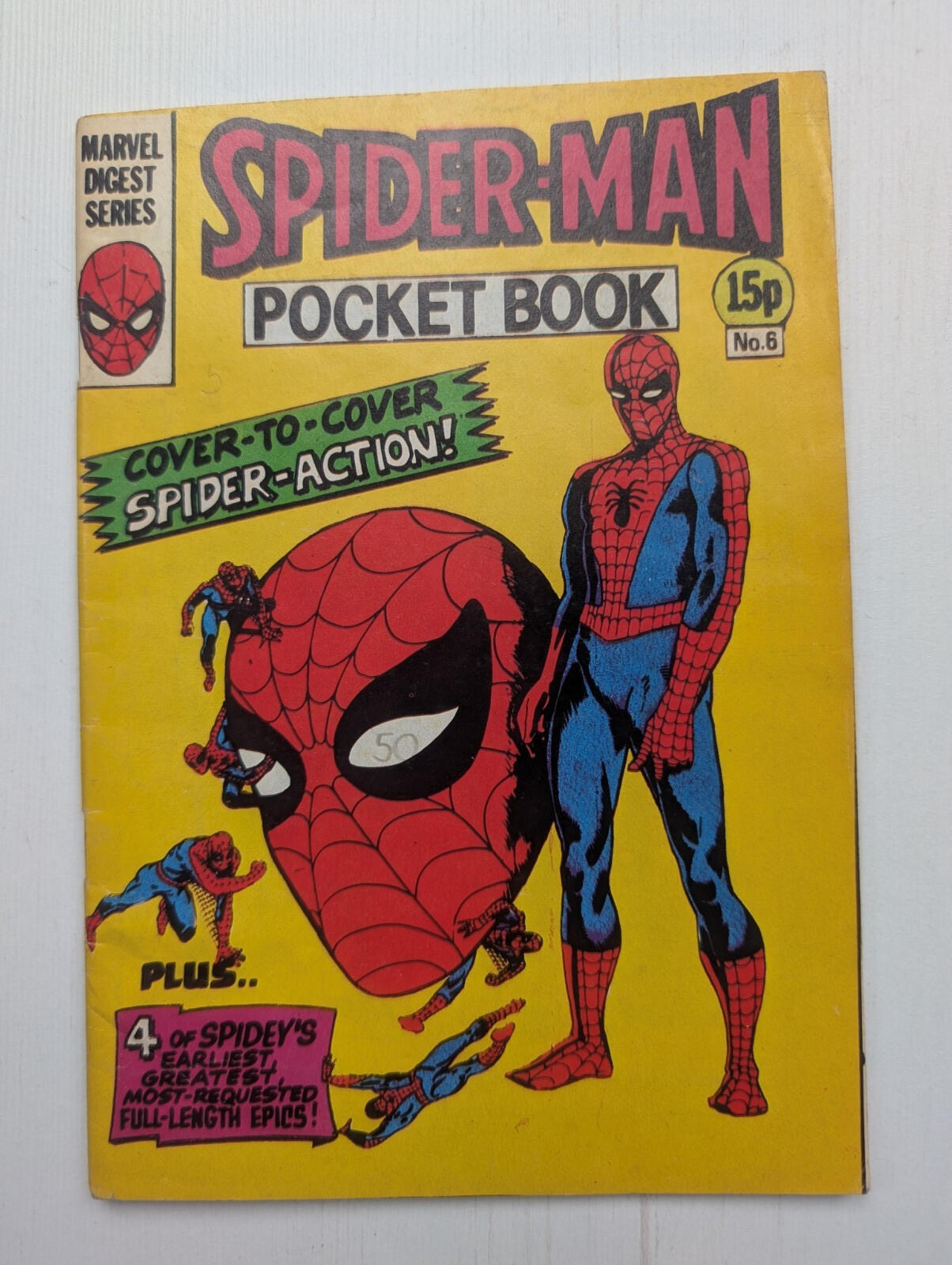 Spider-Man Pocket Book No.6 - 1980 - Marvel Digest Series Comic Book