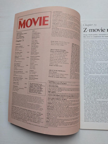 The Movie: The Illustrated History of The Cinema #73 - Vincent Price Cover