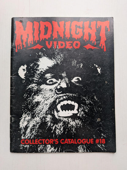 Midnight Video Collector's Catalogue #18 - 1998