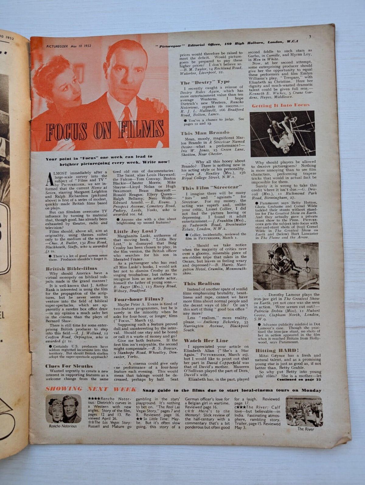 Picturegoer: The National Film Weekly May 10, 1952 - Mel Ferrer Cover