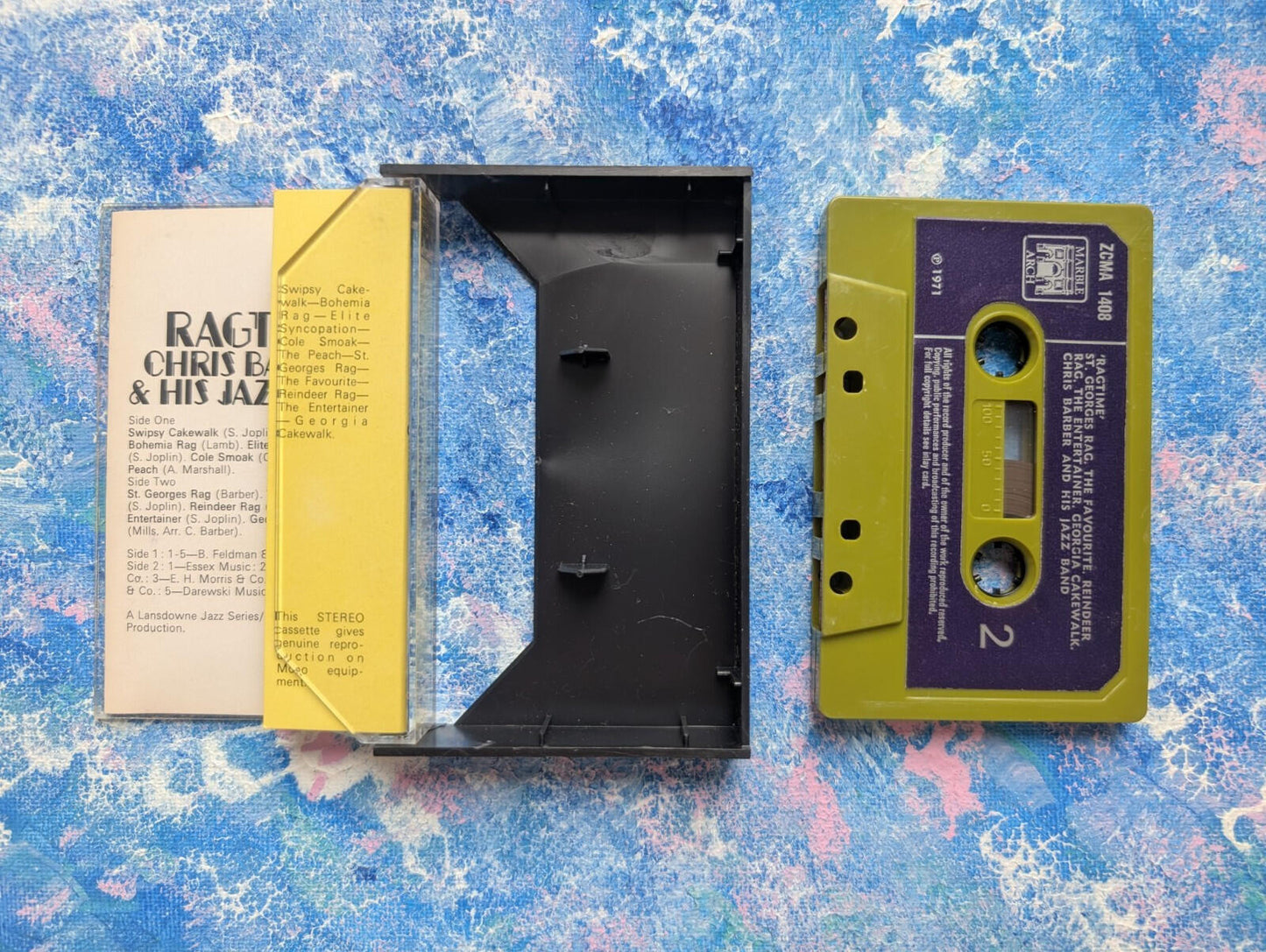 Chris Barber & His Jazz Band - Ragtime - 1971 - Marble Arch Cassette Tape
