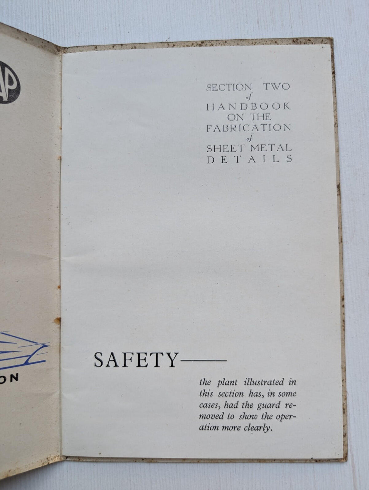 Handbook on The Fabrication of Sheet Metal Details - Sections 2, 3 & 4