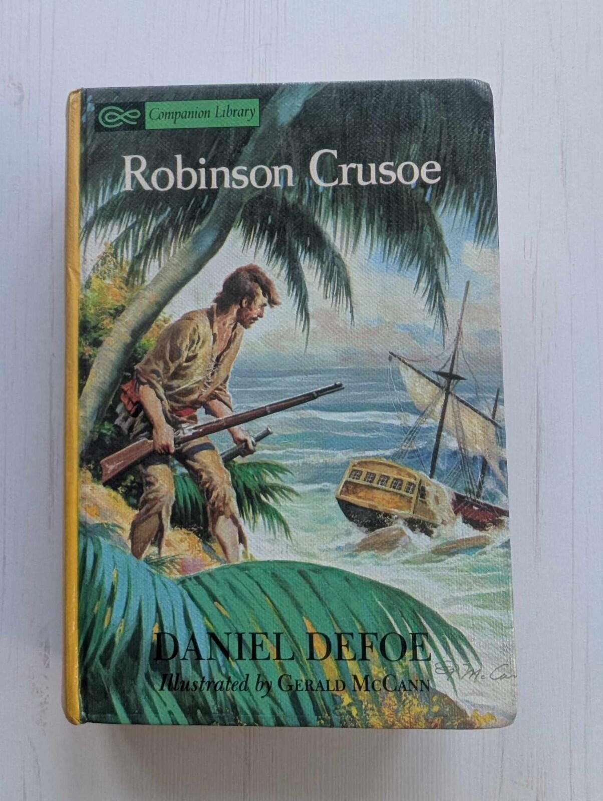 Swiss Family Robinson/Robinson Crusoe 2-In-1 Book - 1963, Companion Library