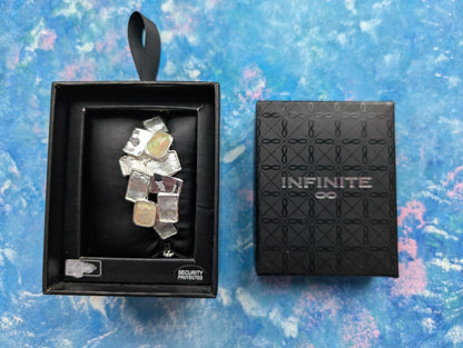 Infinite Silver and Cream-Coloured Metal Bracelet - Debenhams