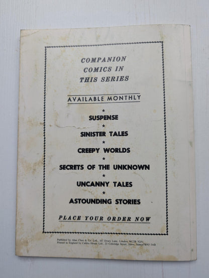 Astonishing Tales #191 - Amazing Stories of Suspense - 1980s - Alan Class Comic