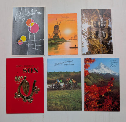Mixed Vintage/Modern Greeting Card Bundle - x20 Cards For Scrapbook/Crafts #1