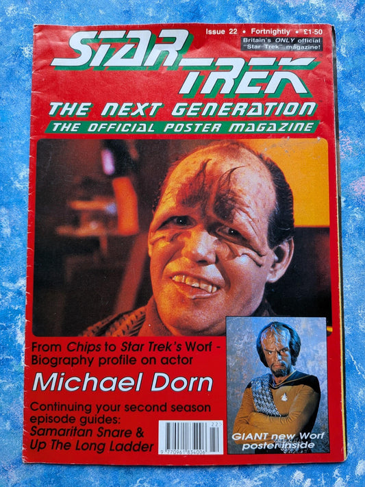 Star Trek The Next Generation: Official Poster Magazine Issue 22 - Worf Poster