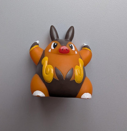 Pignite Pokemon Small Figure/Finger Puppet - 2010 - Nintendo/Bandai