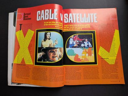 Home Entertainment Magazine March 1995 - TV Top 10, Satellite or Cable