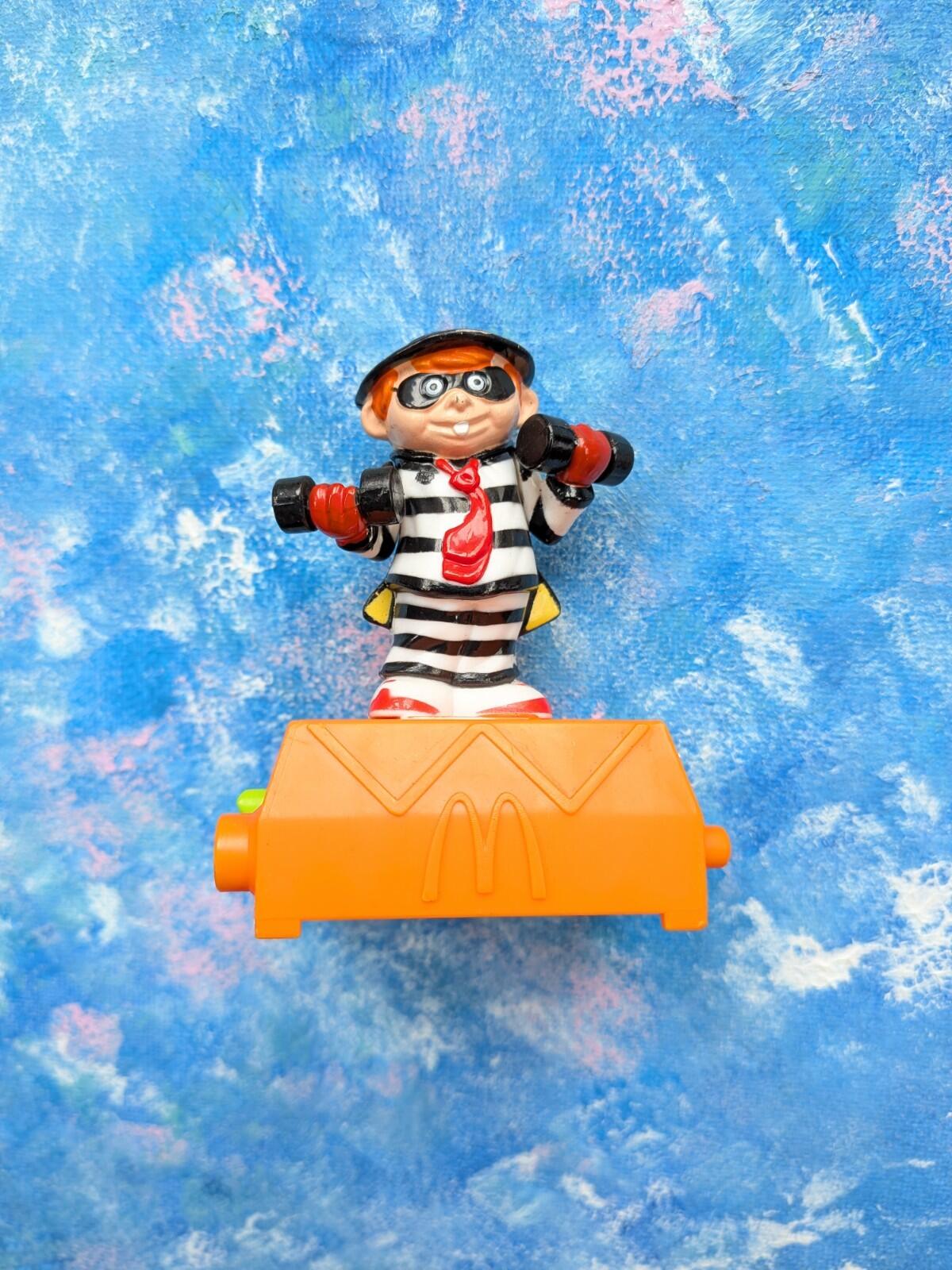 Vintage Hamburglar Twisting Sports Happy Meal Toy - 1993 - McDonalds