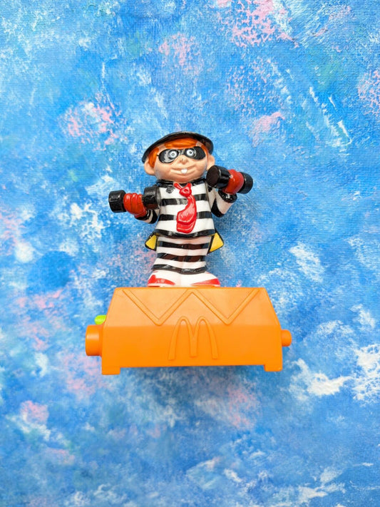 Vintage Hamburglar Twisting Sports Happy Meal Toy - 1993 - McDonalds