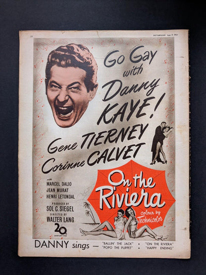 Picturegoer: The National Film Weekly June 9, 1951 - Michael Rennie Cover