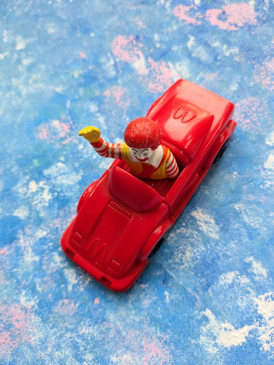 Ronald McDonald Happy Meal Connect-A-Car Toy - 1991 - McDonalds