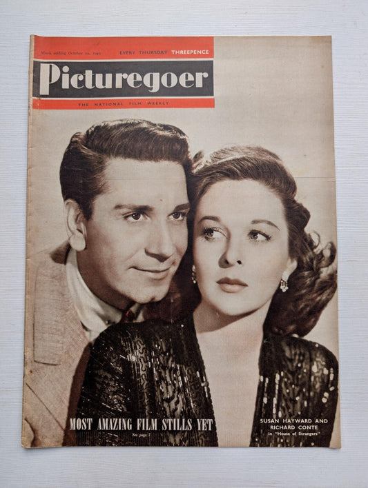 Picturegoer October 29, 1949 - Susan Hayward/Richard Conte Cover