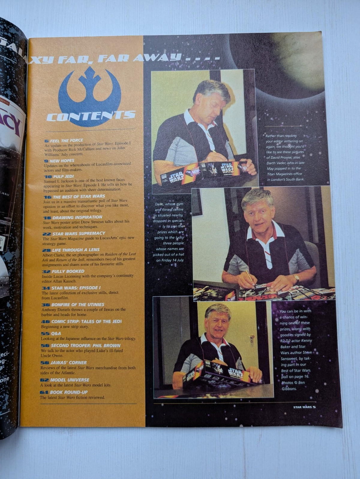 Star Wars: The Official Magazine No.15, Aug/Sep 1998, Samuel L Jackson Interview