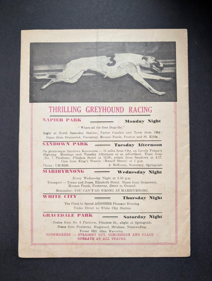 "Here From There" Joan Davis Tivoli Theatre Show Programme - 1940s Approx
