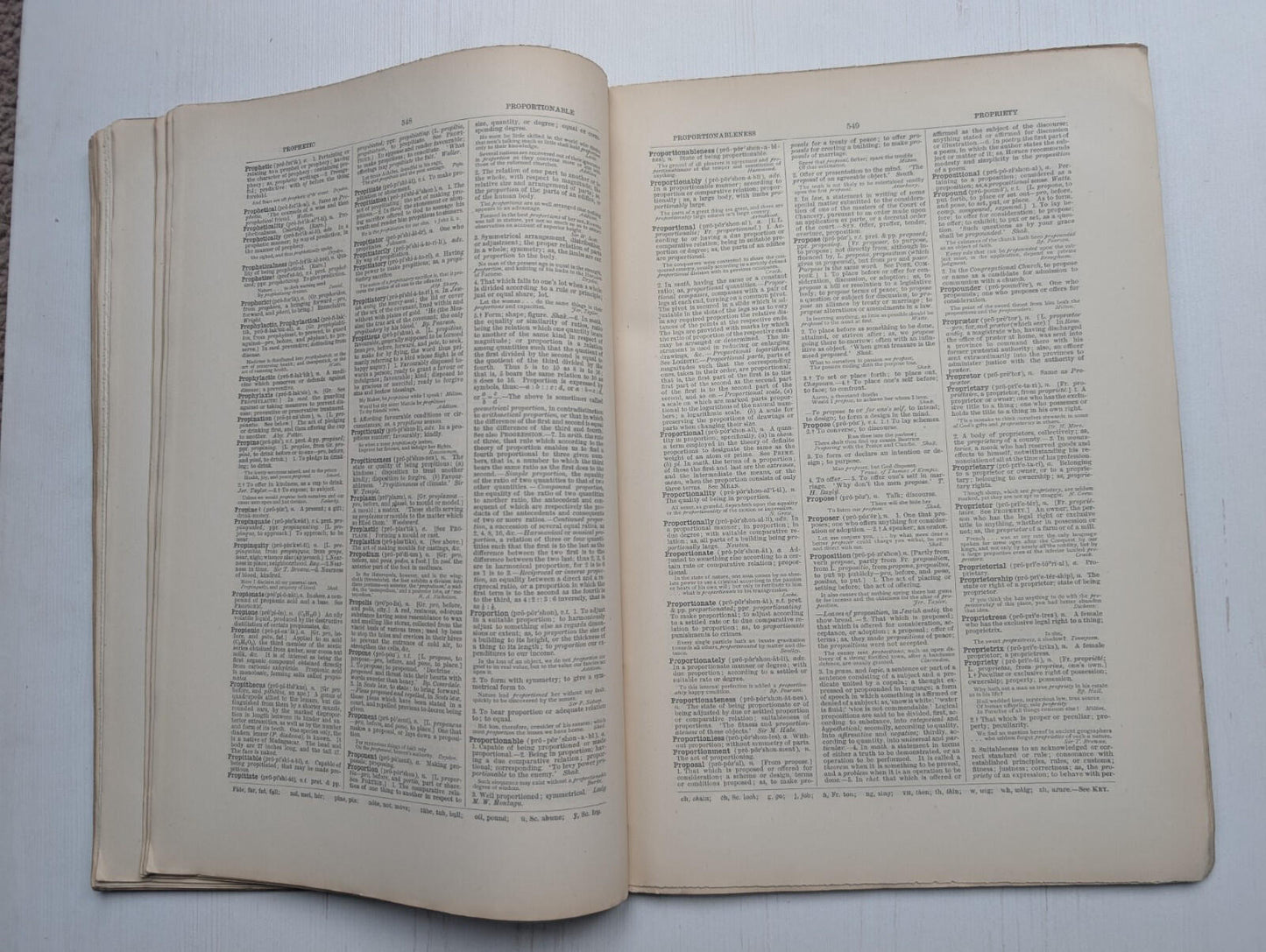 Ogilvie's Imperial Dictionary of The English Language Div. 12 - 1880's Approx