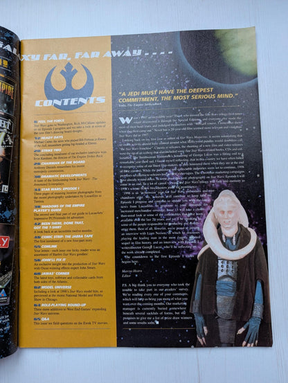 Star Wars: The Official Magazine No. 12, Feb/March 1998 Michael Carter Interview