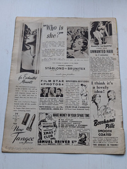 Picture Show Vol. 55 No. 1430 August 26th, 1950 - Marlene Dietrich/Richard Todd