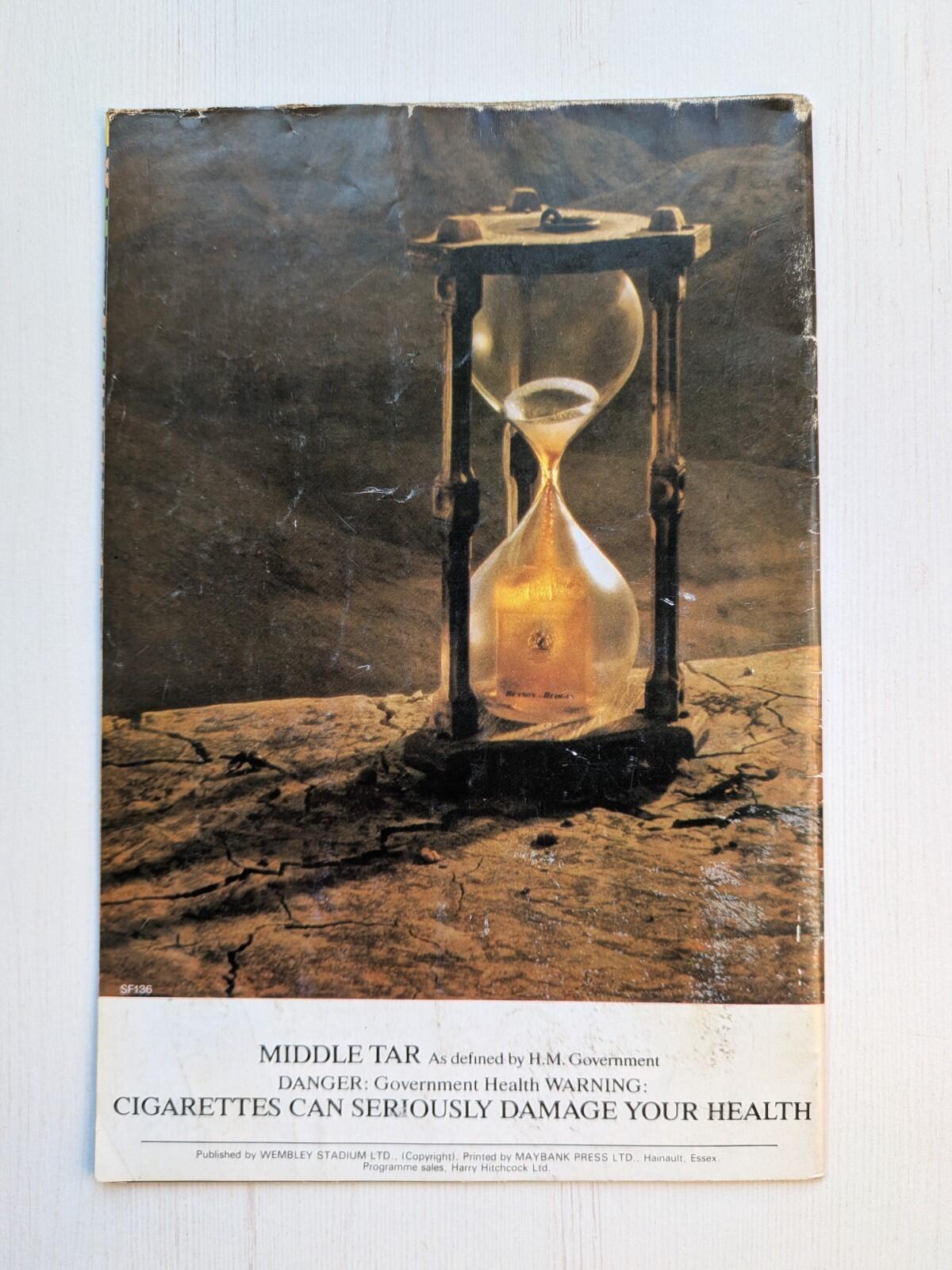 F.A. Charity Shield Programme - Liverpool VS Manchester United, 20th August 1983
