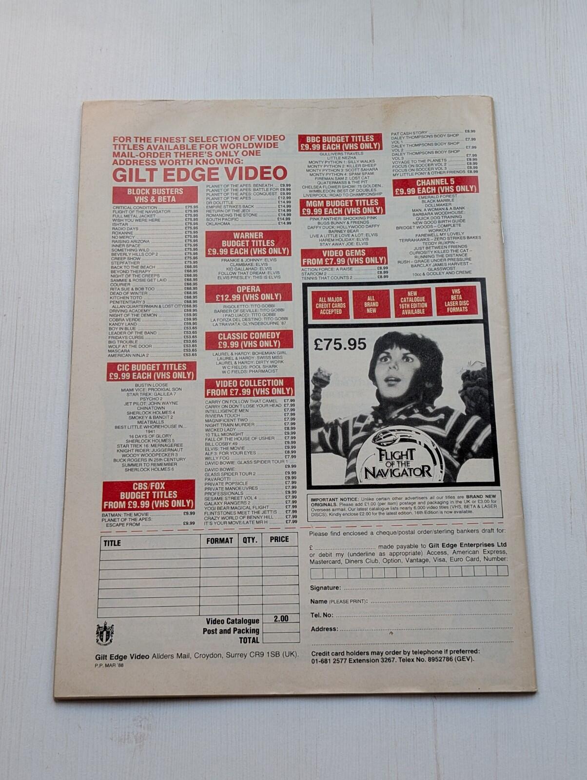 Photoplay Vol. 39 No. 6 June 1988, Kim Basinger/Hellraiser II/Tom Selleck + More