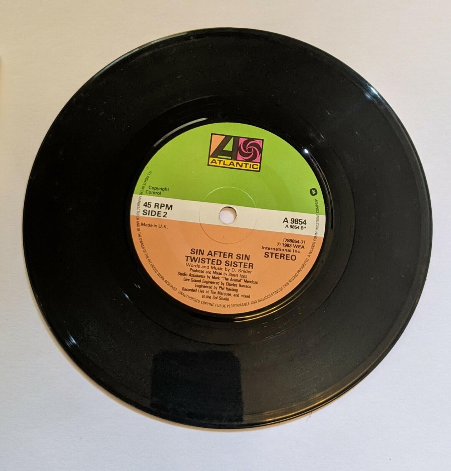 Twisted Sister I Am (I'm Me) 7" Vinyl Single