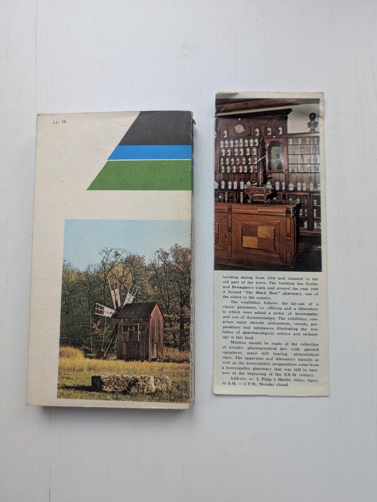 The Museums of Sibiu: Museum of Folk Technology Guide Book + Leaflet - 1986