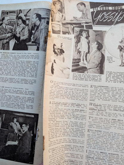 Picture Show Vol. 53 No. 1396 Dec 31st, 1949 - Bob Hope/Rhonda Fleming Cover