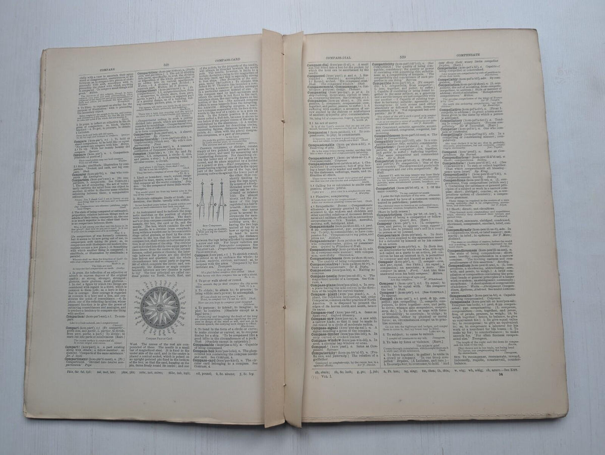 Ogilvie's Imperial Dictionary of The English Language Div. 4 - 1880's Approx