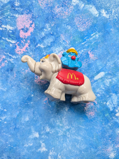 Vintage The Fry Kids Circus Elephant Happy Meal Toy - 1989 - McDonalds