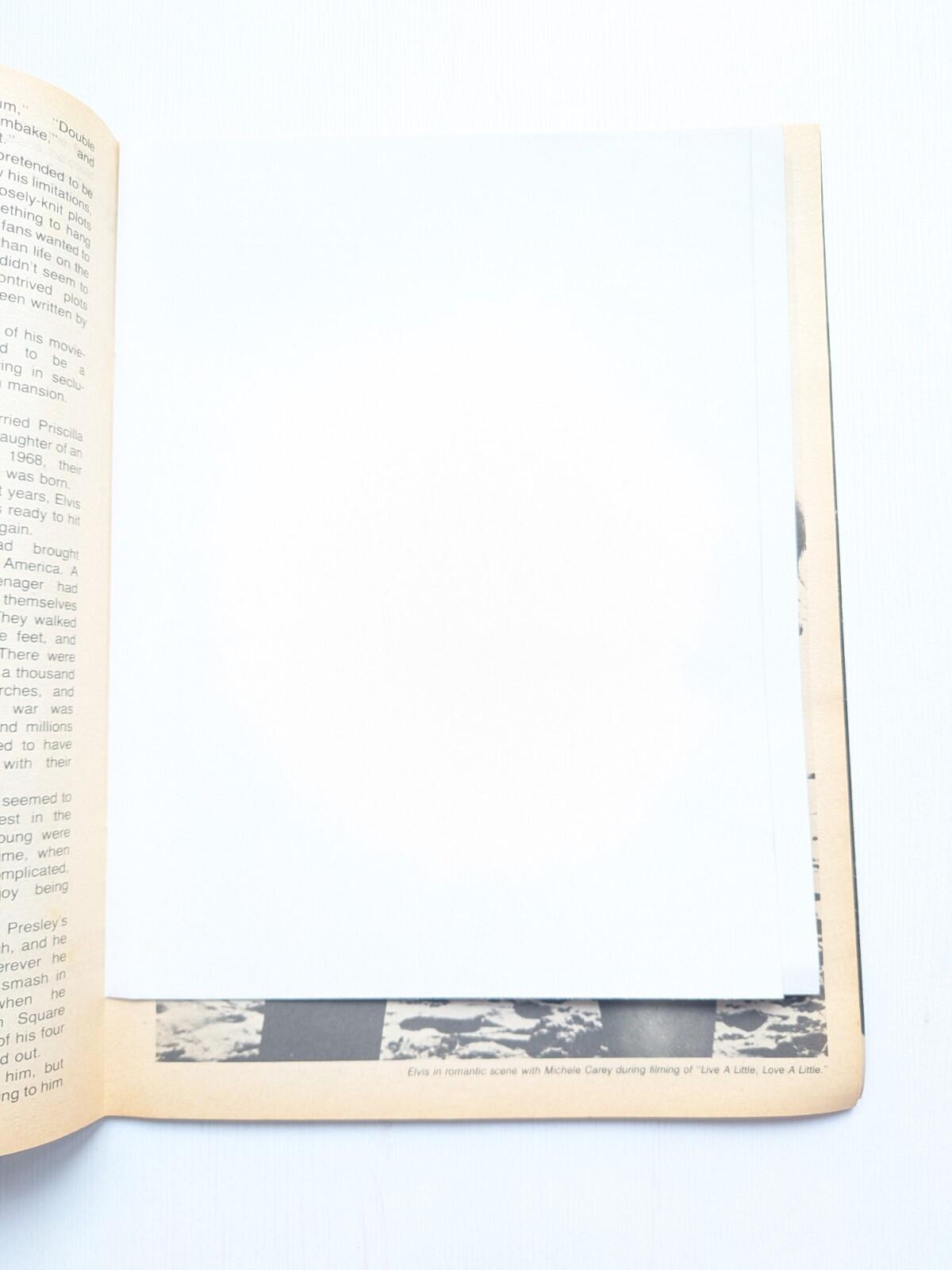 The World of Elvis Special Memorial Issue - 1977 - Includes Pull-Out Poster