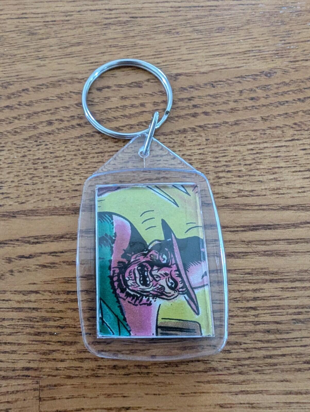 Freddy Krueger Nightmare On Elm Street Keyring, Made From Recycled Vintage Comic