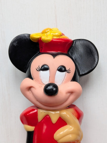 Vintage Minnie Mouse Bubble Bath Bottle Figure - 1990s - Disney