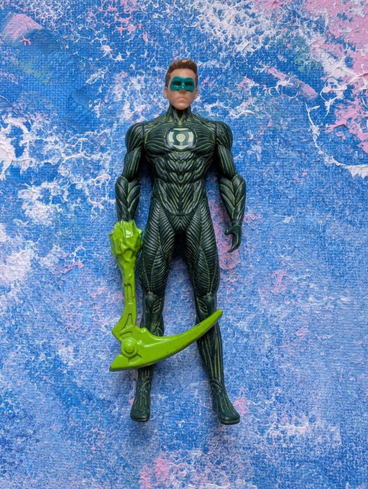 Green Lantern with Spike Axe Small Action Figure - 2011 - Mattel/DC Comics