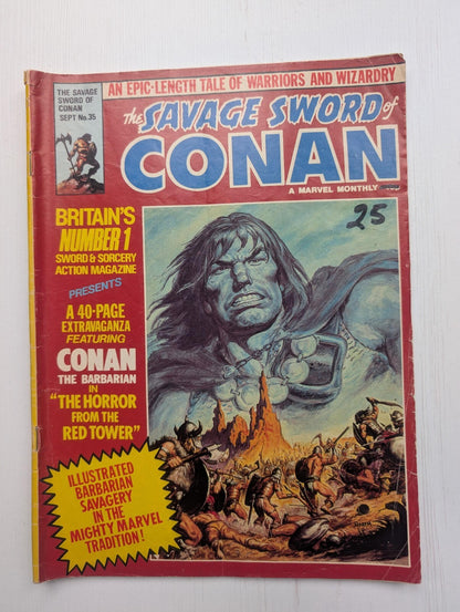 The Savage Sword of Conan No.35 - 1980 - Marvel UK Comic Book