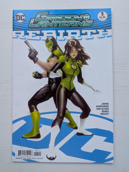 Green Lanterns #1 - Variant Cover - 2016 DC Comic Book
