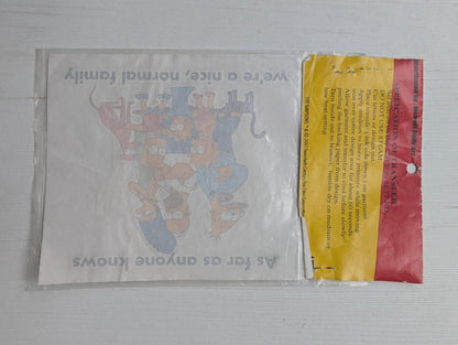 The Simpsons Vintage Iron-On T-Shirt Transfer - 2001 - Twentieth Century Fox