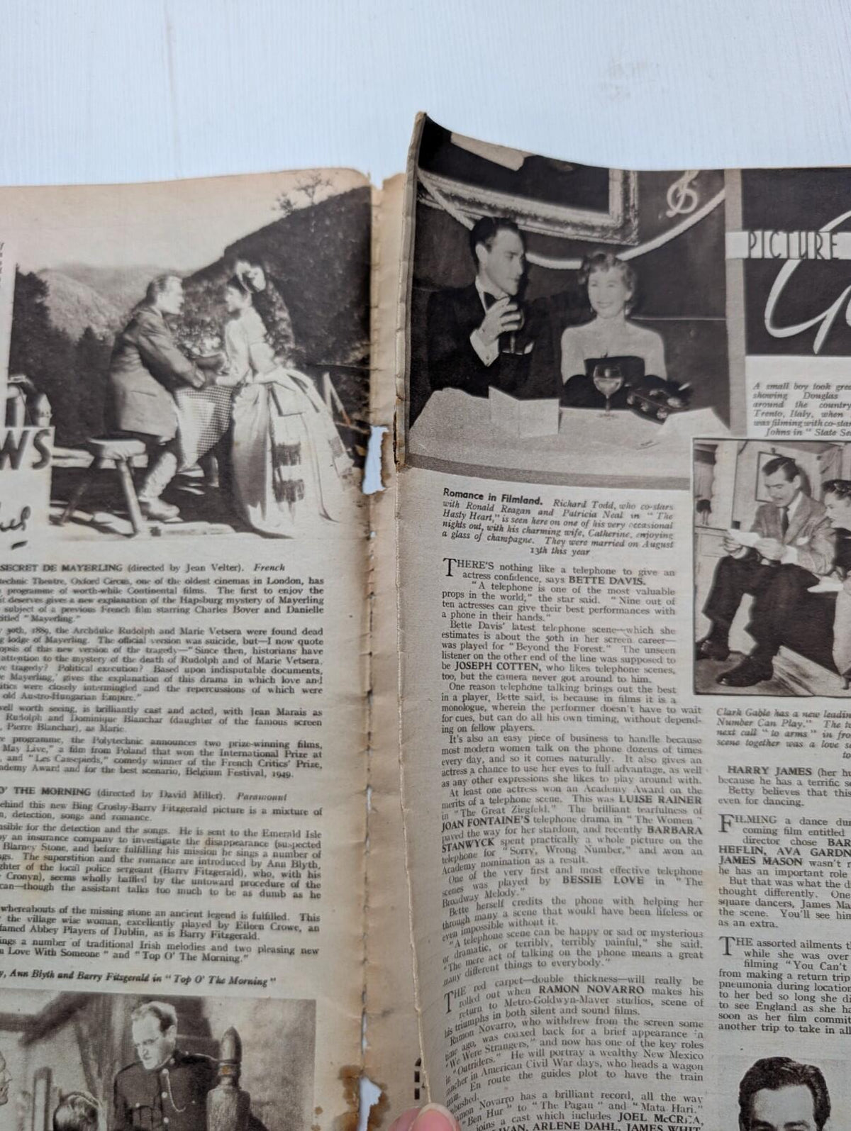 Picture Show Vol. 53 No. 1385 October 15th, 1949 - Valerie Hobson & Richard Todd