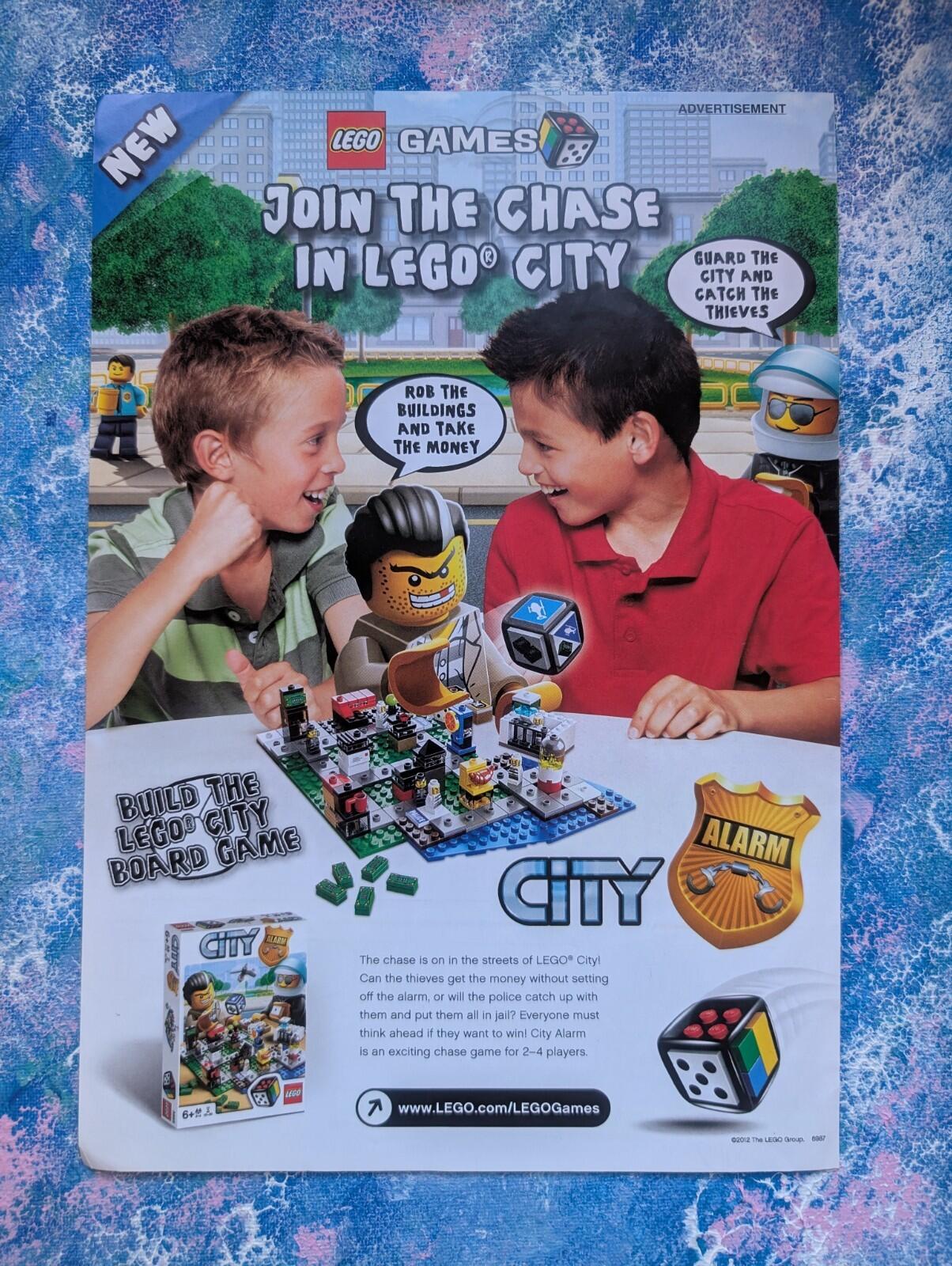 Lego City Alarm 2012 Vintage Advertisement - See Details