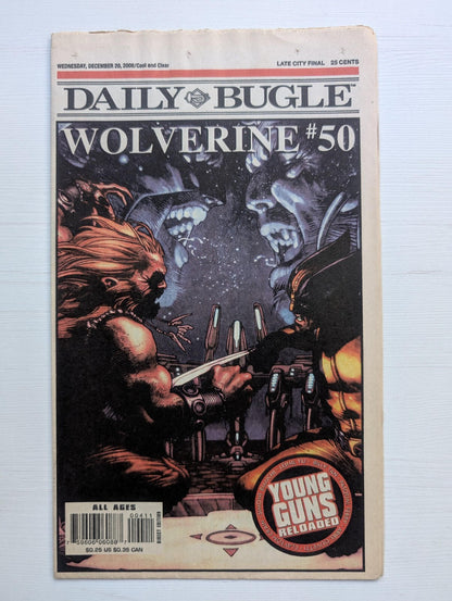 Daily Bugle Wolverine #50 - 2006 - Marvel Mini Newspaper