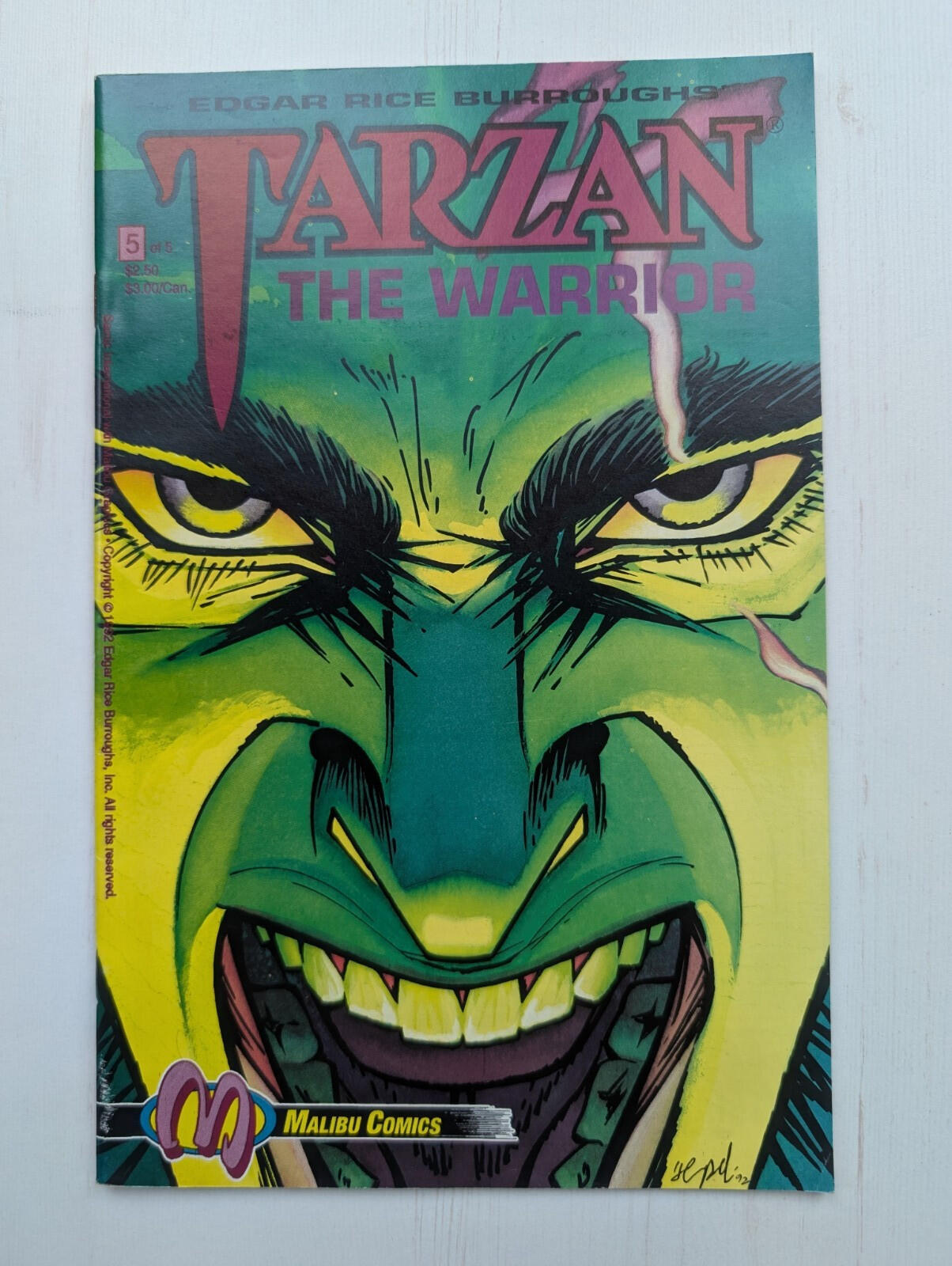 Tarzan: The Warriors #5 - 1992 - Malibu Comic Book
