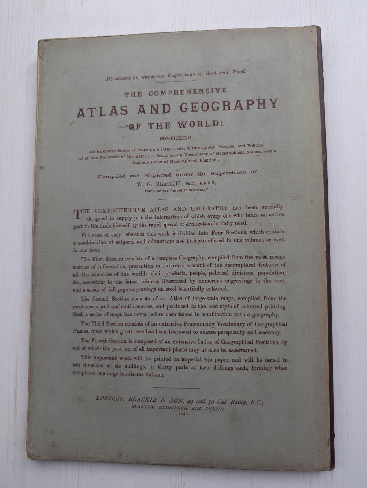 Ogilvie's Imperial Dictionary of The English Language Div. 6 - 1880's Approx